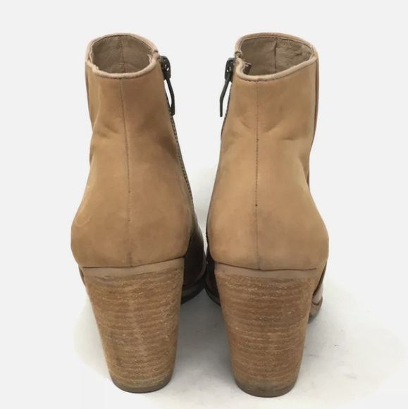 Vince Camuto Ankle Boots Tan Lambskin 9 - Picture 5 of 8